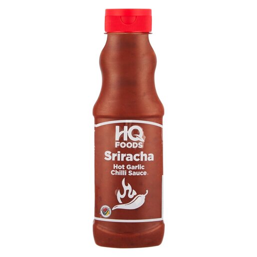 HQ SRIRACHA HOT GARLIC CHILLI SAUCE 375ML