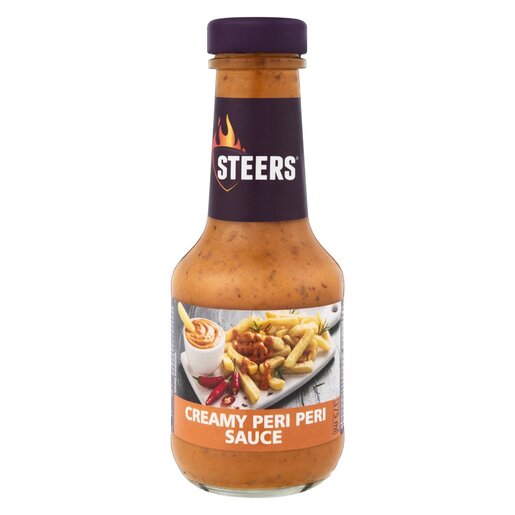 STEERS CREAMY PERI PERI SAUCE 375ML