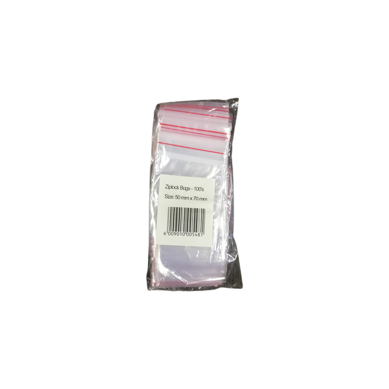 Mini Grip Bags 50mm x 70mm 100pack