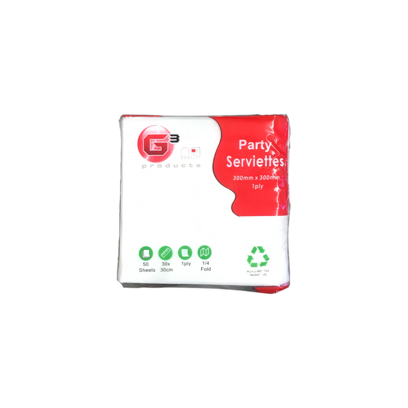 G3 Party Serviettes 50's