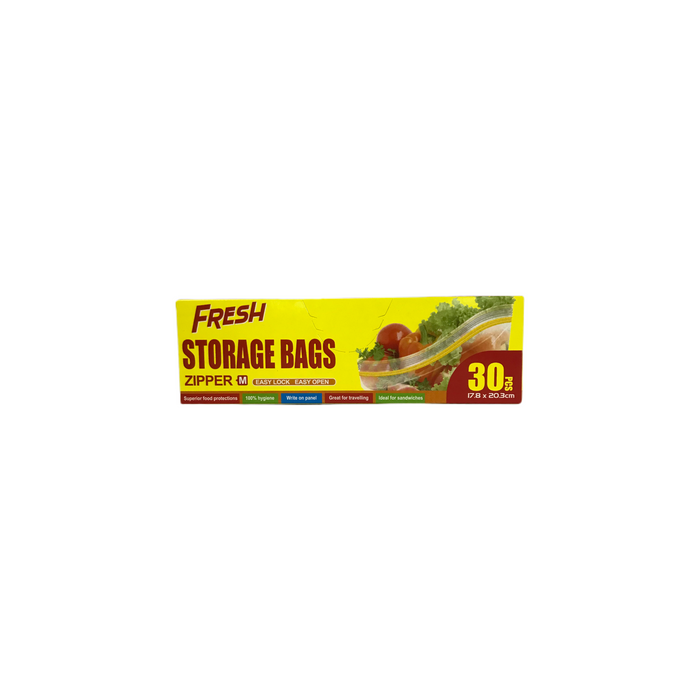 Fresh Storage Bags 17.8cm x 20.3cm 30's