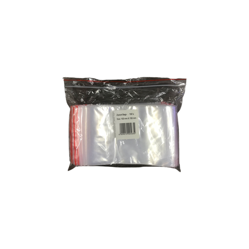 Mini Grip Bags 100mm x 150mm 100's