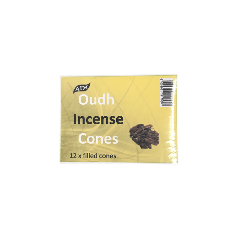 AIM Incense Cone Oudh 12's