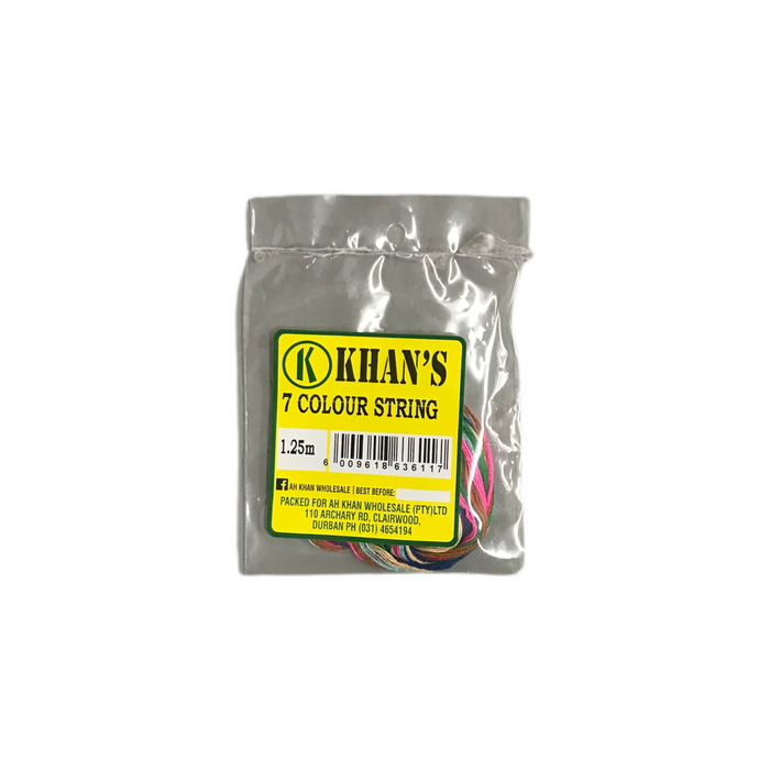 Khan's 7 Colour String 1.25m