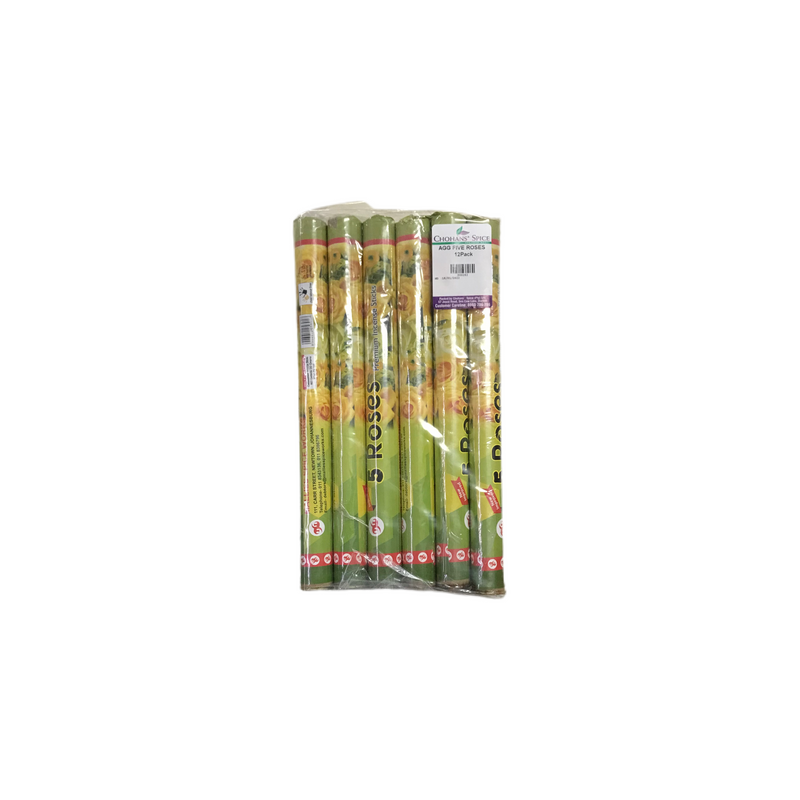 AGARBATTI 5 ROSES INCENSE 12'S