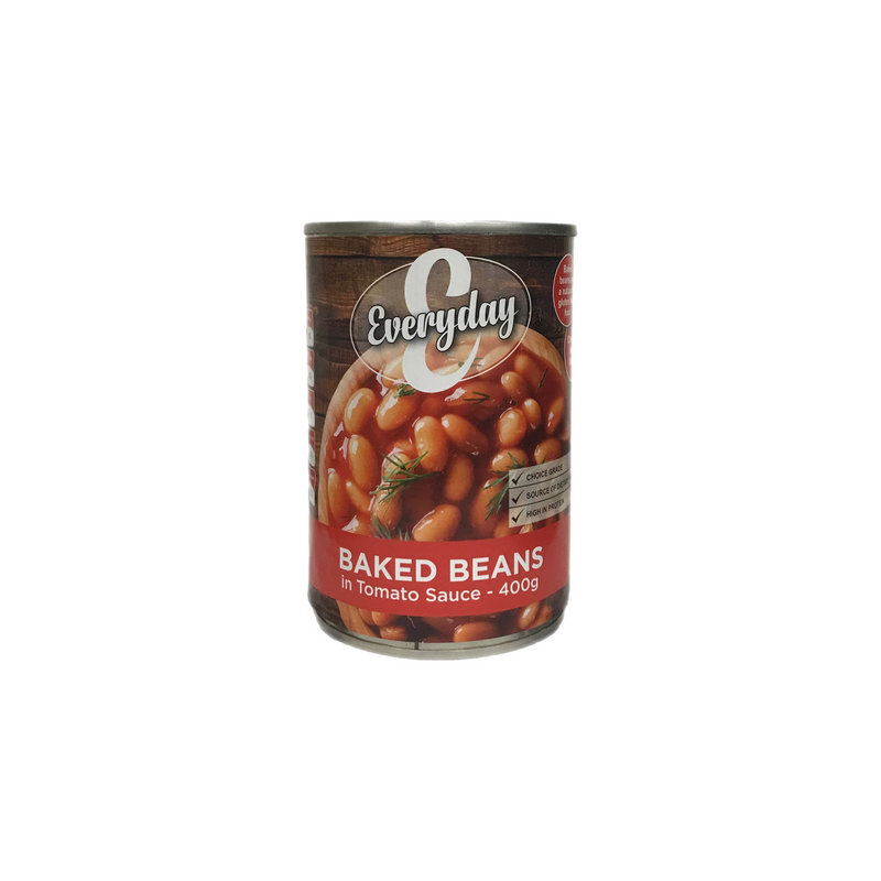 EVERYDAY BAKED BEANS IN TOMATO SAUCE 400GM